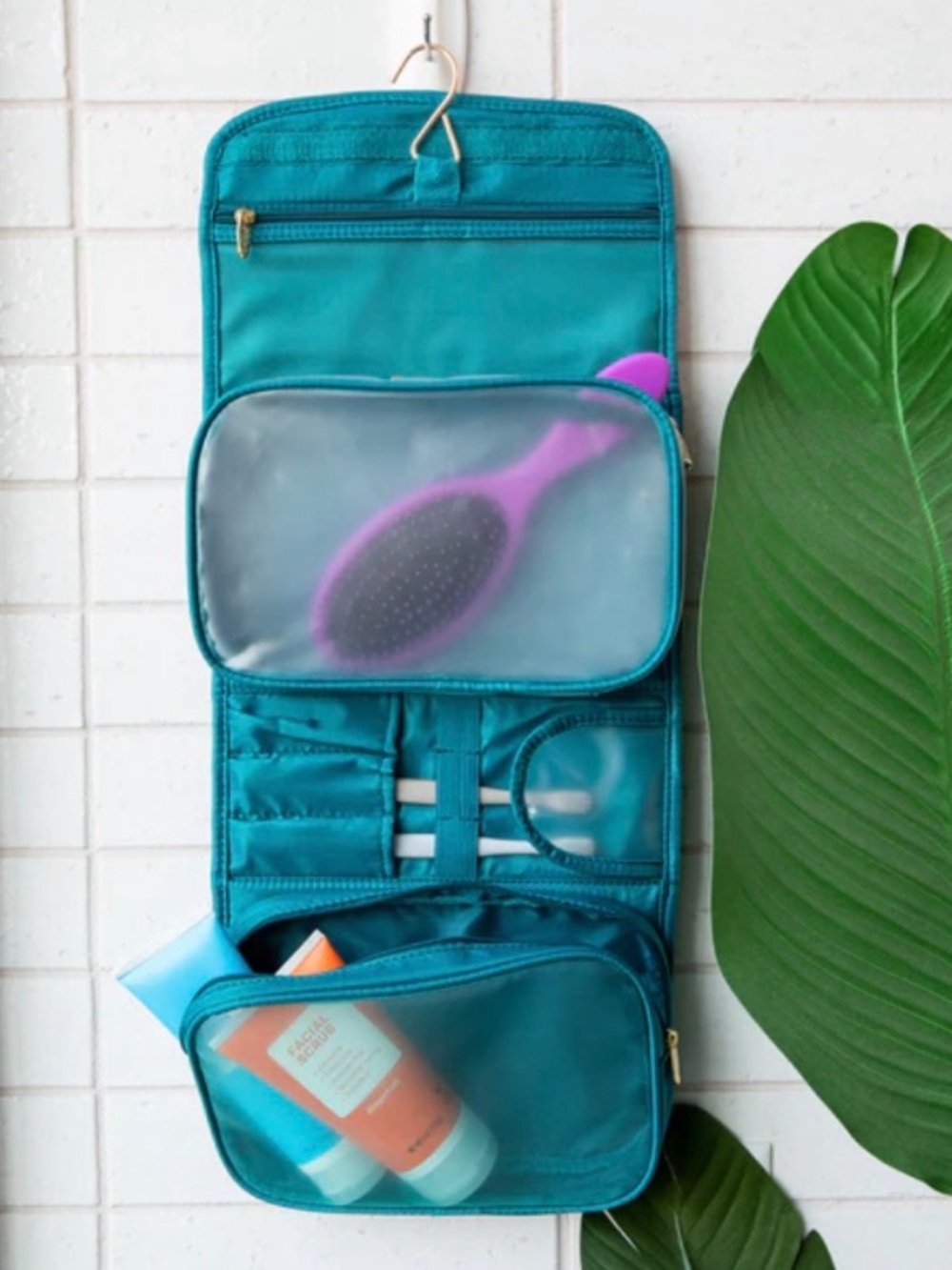 Hanging Travel Toiletry Organizer Bag - Teal